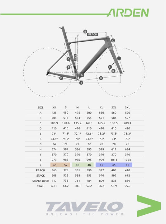 Tavelo Arden Race Frameset & Handlebar - Blue Marble